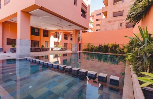 Semlalia Apartment | Stylish Studio(WiFi, Netflix, Pool, AC, Nespresso)