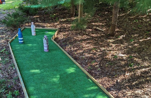 East Shoreham House | Summer family fun! Private pool, playground, game room, mini golf, goats...