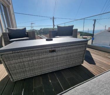 Famalicao House | Sunflower Sea View with magnificent terrace in Serra da Pescaria, Nazaré - Portugal