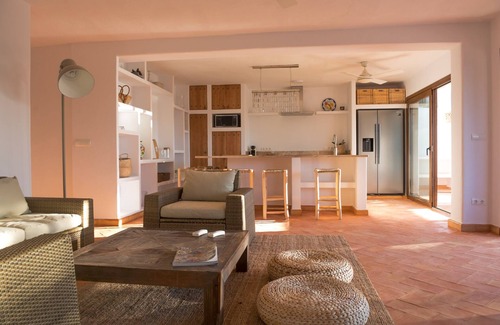 Cala Comte Villa | Sunset Villa with pool & sea views.