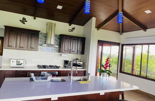 Sierra House | Sunset Paradise House Monteverde: Private Hot Tub with Gulf View