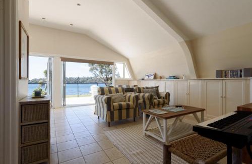 Clarence Point House | Sunset Sanctuary: Waterfront Home with Balcony and Patio