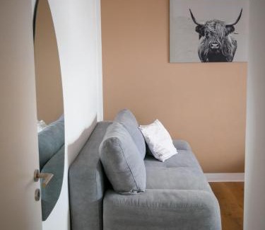 Detmold Apartment | Sunset View - Design Apartment Hermannsblick, Parkplatz, Balkon