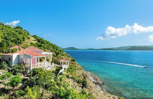 Jost Van Dyke Villa | Sunset Villa East, stunning 2 br/2 ba overlooking White Bay on Jost Van Dyke