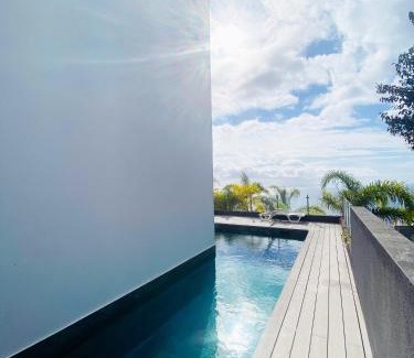 Estrela da Calheta Villa | Sunshine Villa with Optionally Heated Pool 150m above Ocean & Sandy Beach