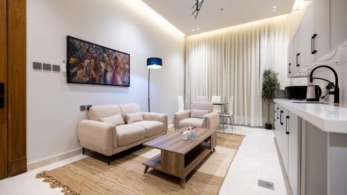 Riyadh Apartment | Super Luxury two Bedroom Al Narjis