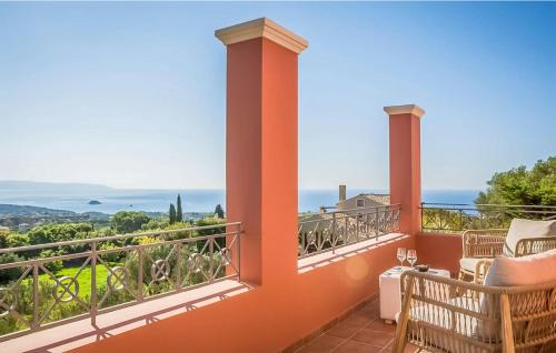 Kaligata Villa | Superb Kefalonia Villa 4 Bedrooms Villa Froso Stunning Sea Views Sunny Roof Terrace Lakithras