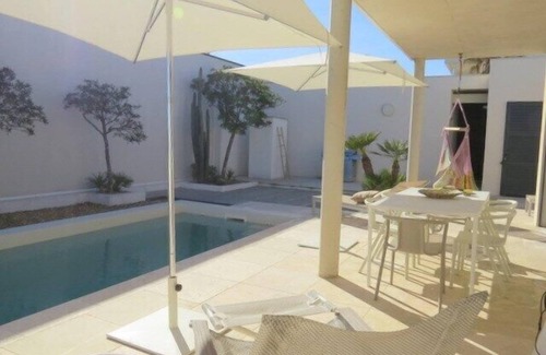 Le Barcares House | Superb luxury villa private heated pool facing sea 8ERTAR7