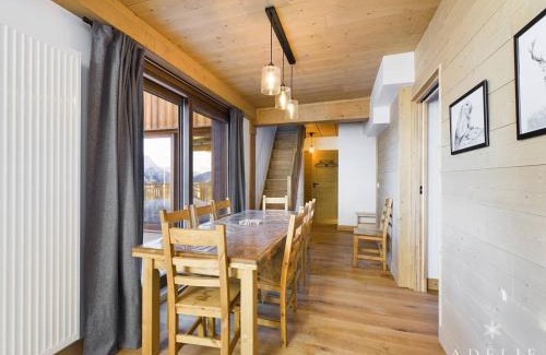 La Rosiere Apartment | Superbe Apt 5P au Centre, 200m des Pistes, 3 SDB, Mezzanine, Balcon Sud, Parking, WiFi - FR-1-398-656