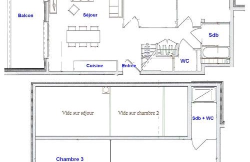 Bisanne 1500 Apartment | Superbe Duplex 4 pièces avec garage, 2 salles de bains, proche télécabine, WiFi - FR-1-293-89