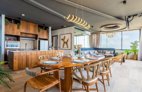 Tulsayab Condo | Surreal coastal apartment with local design, shared pool, hot tub, & dogs ok