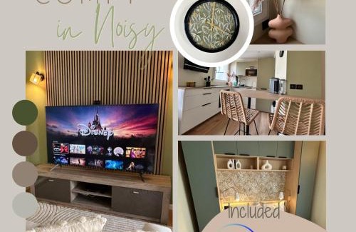 Noisy-le-Grand Apartment | Sweet and comfy in Hyper City center with Netflix, Prime and Disney Plus included