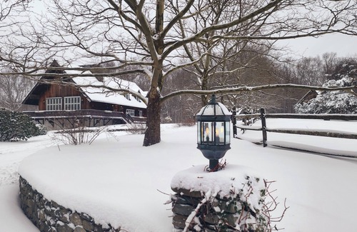 Watertown House | Swiss Chalet amidst sixteen acres in Litchfield Hills surrounded by land trust