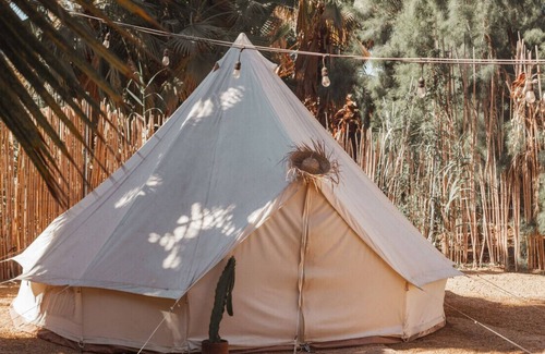 Todos Santos RV Rental | Tent 1 · Cien Palmas - Glamping Tent 1 - Downtown