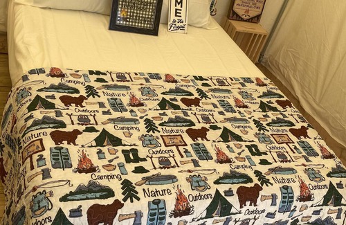 Bluff City RV Rental | Tentrr Signature Site - Huckleberry Hideaway at The Stickley Farm