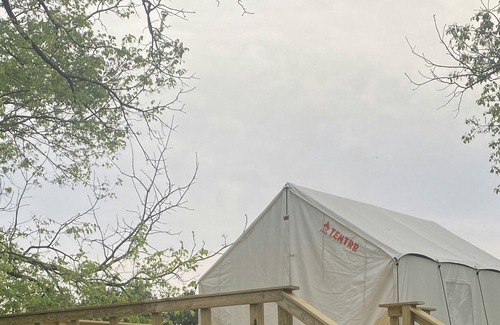 Bluff City RV Rental | Tentrr Signature Site - Huckleberry Hideaway at The Stickley Farm
