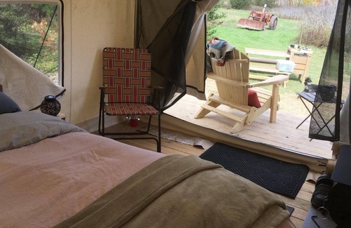 Shell Lake RV Rental | Tentrr Signature Site - Meadow's Edge at Two Chairs Farm
