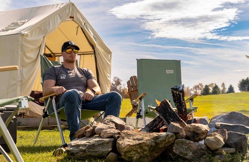 Eastern Vermont RV Rental | Tentrr Signature Site - Belle Vista Farm - Coleman Outfitted Site