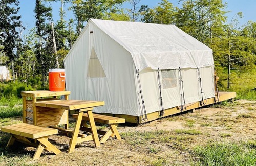 Lake Charles RV Rental | Tentrr State Park Site - Louisiana Sam Houston Jones State Park - Lagoon View G
