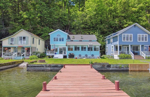 Ithaca House | The 65th Step - Lakefront Cottage + Private Dock