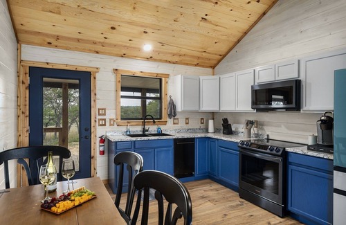 Grapetown House | The Armadillo Cabin | Great Back Porch
