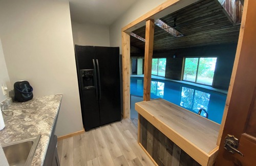 Rice Lake Cabin | The Castle on Lake Montanis - Indoor Pool & Arcade House