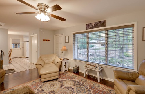 Hot Springs Village House | The Crystal House w/ Sunroom & Golf Green Views!