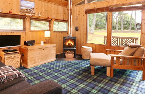 Dornoch Cabin | THE DECOY, pet friendly, with open fire in Dornoch