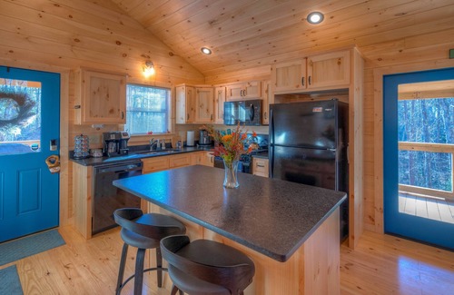 Murphy Cabin | The Fawn at Deer Ridge - Escape to a King bed and dog yard-Get Away From It All!