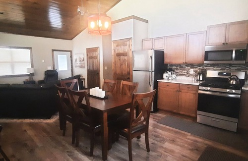 Rexford House | The Guesthouse at Lark Meadow Farm on acreage with sunset & mountain views!