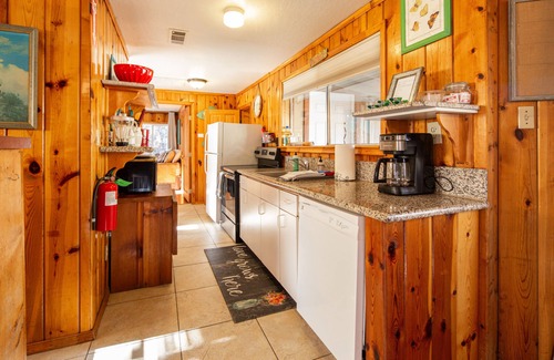 Three Rivers Cabin | The Kaweah River Cabin sleeps up to 8 guests, located 3 minutes from entrance
