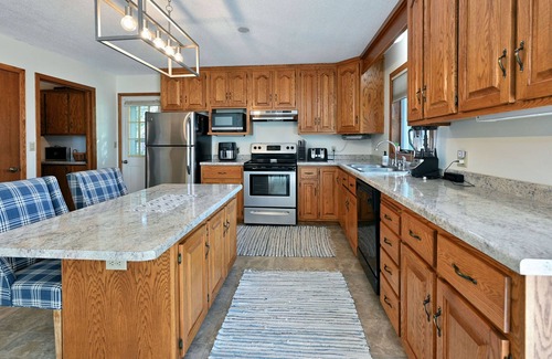 Shell Lake House | The Lively Loon- Exceptional sandy beach located minutes from Shell Lake.