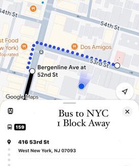 West New York Apartment | The Mirage Stay 3 Bedroom Apt 20 Min to NYC