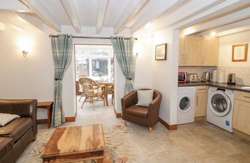 Llanferres Cottage | THE OLD BARN, pet friendly, with a garden in Ruthin