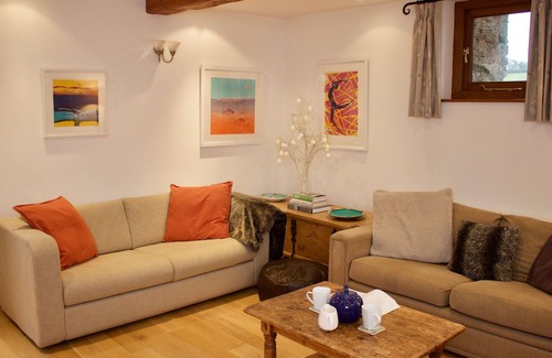 Torcross House | The Old Stables in South Devon with private decking, overlooking Start Bay