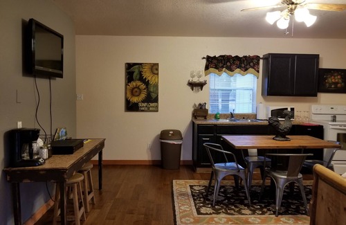 Fredericksburg Cabin | The Olive Cabin at Mendelbaum Winery Guest Cabins