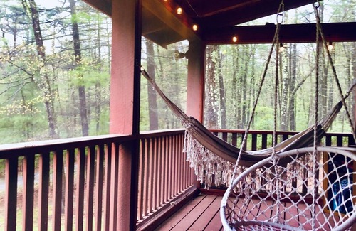 Pond Eddy Cabin | The Perfect Log Cabin on 8 acres of Private Woods