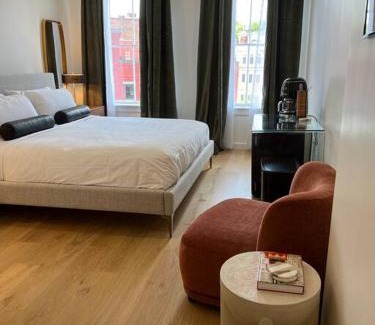 Bangor Apartment | The Phenix, Historic DTWN Hotel, Market Square View, King Bed, Room # 400
