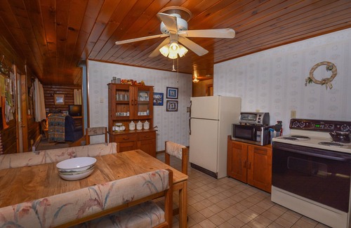 Swanton House | The Pines | Log Home, Wooded Setting!