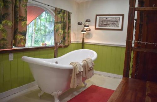 Keaau House | The Red Cottage and Hawaiian Pond Garden Paradise!