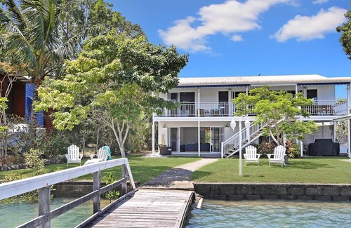 Noosa North Shore House | The Shore House - Waterfront Beach House Situated on Noosa North Shore