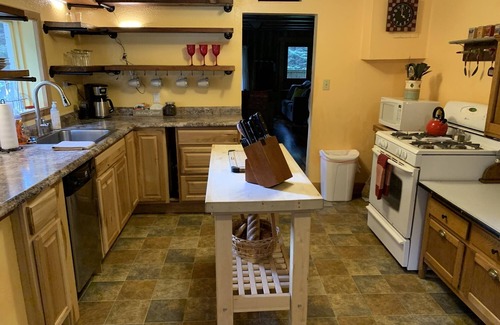 Ashford Cabin | This historic cabin is just a few miles from Mt Rainier National Park. Pet friendly. Fish pond, pastures, old cedars, 11-acres. Private hot tub surrounded by grove of old cedars.