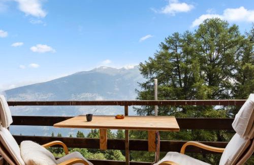Vex Apartment | Thyon-les-Collons, 4 pers - Balcon avec vue