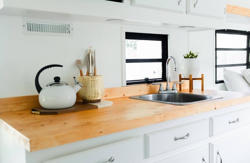 Morganton House | Tiny home with hot tub, lovely spot with mountains views and it's own creek.