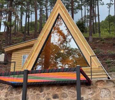Comayagua Ski Chalet | Tiny Pines A-Frame Cabin, Domes and Luxury Glamping Site