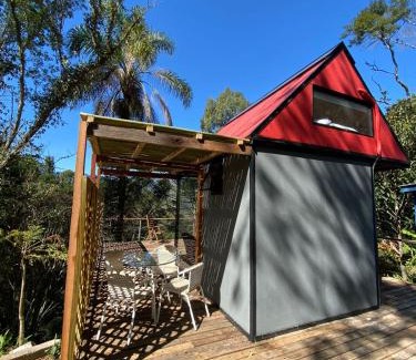 Campos do Jordao Ski Chalet | Toca do Pica-Pau - Tiny House em Campos com Lareira e privacidade!