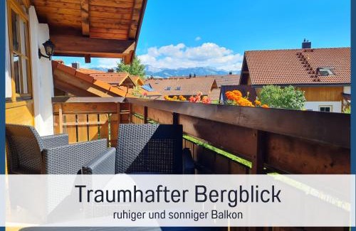 Ettensberg Apartment | Toller Bergblick vom ruhigen Sonnenbalkon, nur 50m zum See & ÖPNV inklusive