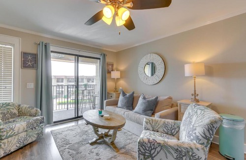 Folly Field Apartment | Top-Floor Condo with Ocean Views in Hilton Head!