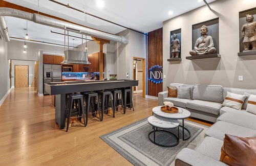Wholesale District Apartment | Top Floor Loft by Convention Center Smart Home