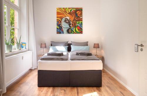 Bad Oeynhausen Apartment | TOP-Lage, 400 m bis GOP, Bali-Therme und Kurpark - HDZ - Parkplatz